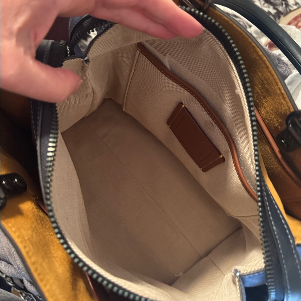 Coach Rogue in Colorblock Washed Chambray - Picture 5 of 14